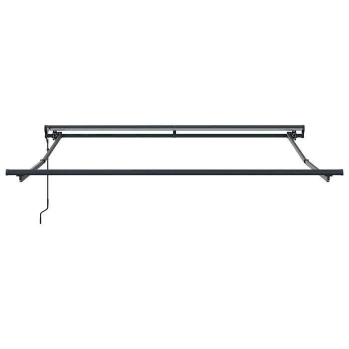 Cadru de copertină Antracit 3 x 2,5 m Oțel și aluminiu vopsit - WALTI WALTI