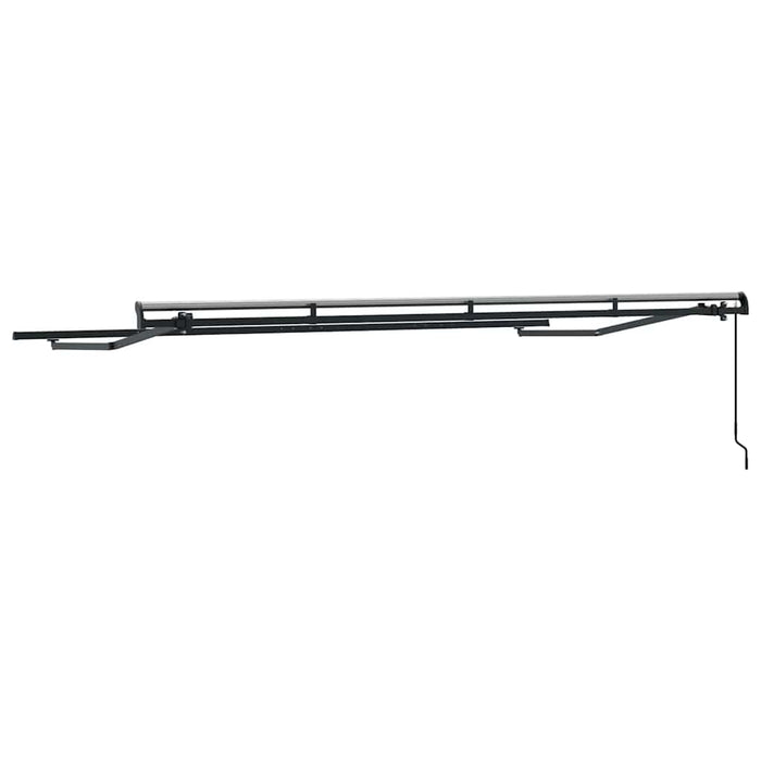 Cadru de copertină Antracit 4 x 2 m Metal - WALTI WALTI