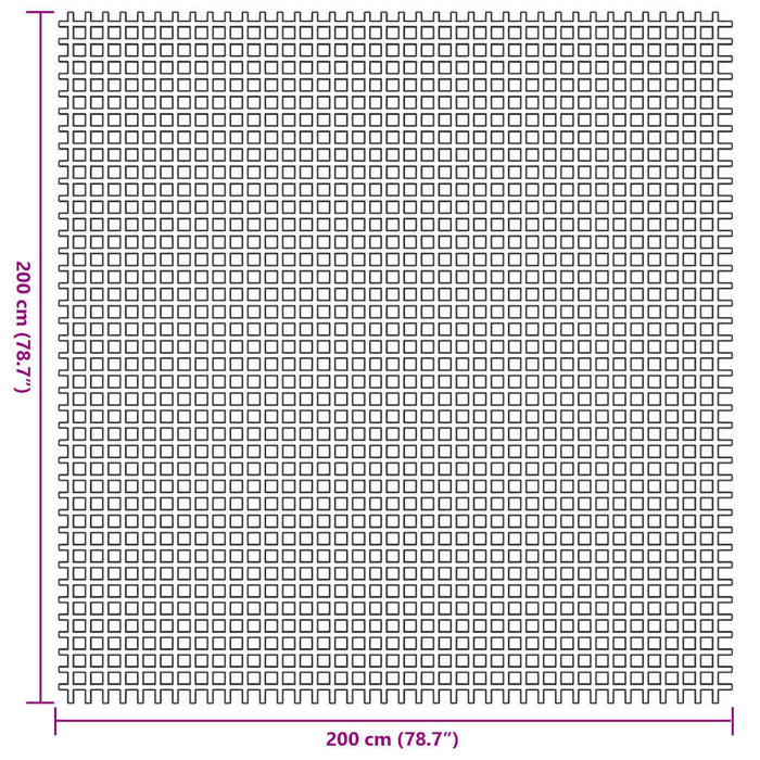 Covoare pentru Cort Antracit 200 x 200 cm Poliester - WALTI WALTI