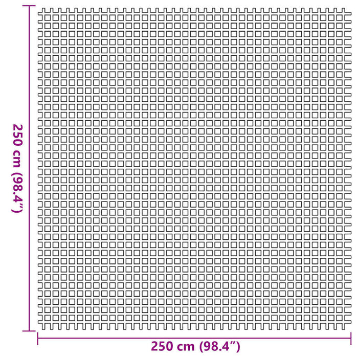 Covoare pentru Cort albastru 250 x 250 cm Poliester - WALTI WALTI
