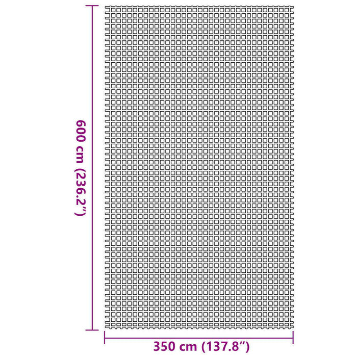 Covoare pentru Cort Verde 600 × 350 cm Poliester WALTI
