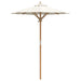 Parasol de Grădină Alb crem 150 x 150 x 210 cm Bambus - WALTI WALTI