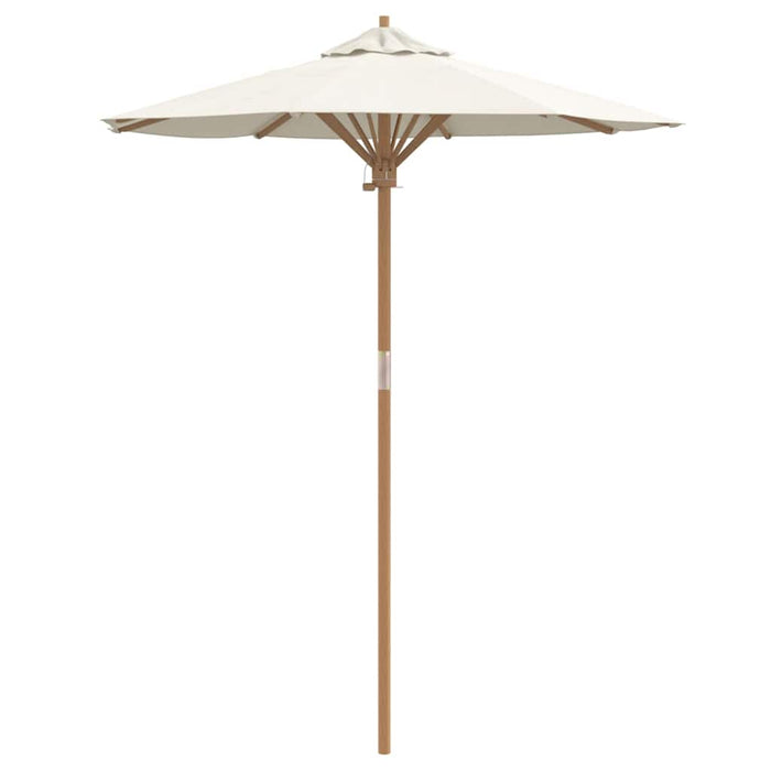 Parasol de Grădină Alb crem 180 x 180 x 230 cm Bambus - WALTI WALTI