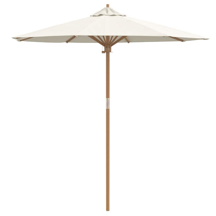 Parasol de Grădină Alb crem 217 x 217 x 230 cm Bambus - WALTI WALTI