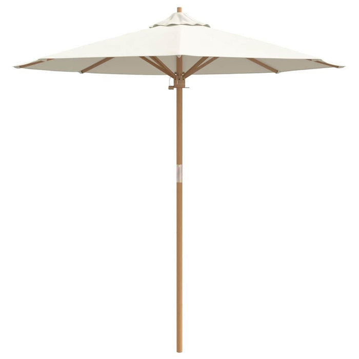 Parasol de Grădină Alb crem 217 x 217 x 230 cm Bambus - WALTI WALTI