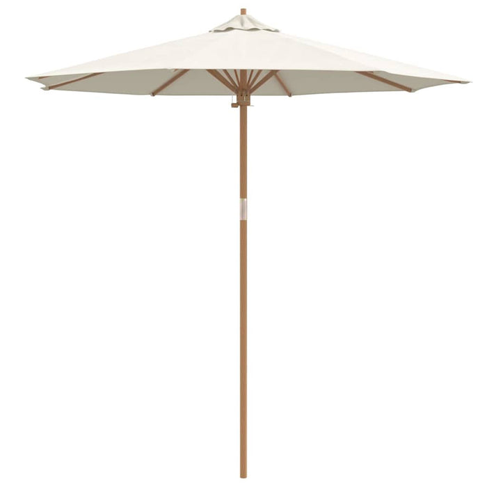 Parasol de Grădină Alb crem 240 x 240 x 260 cm Bambus - WALTI WALTI