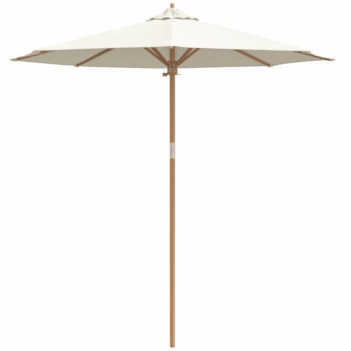 Parasol de Grădină Alb crem 240 x 240 x 260 cm Bambus - WALTI WALTI