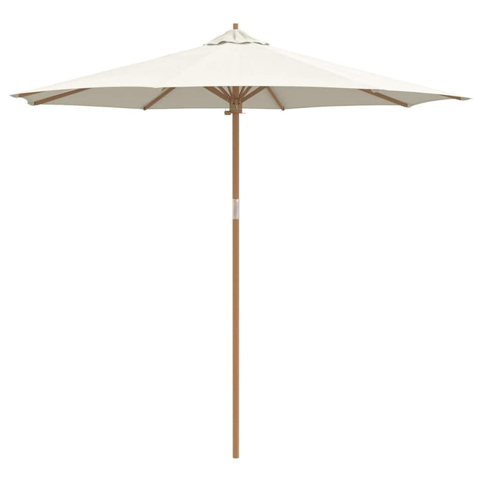 Parasol de Grădină Alb crem 270 x 270 x 260 cm Bambus - WALTI WALTI