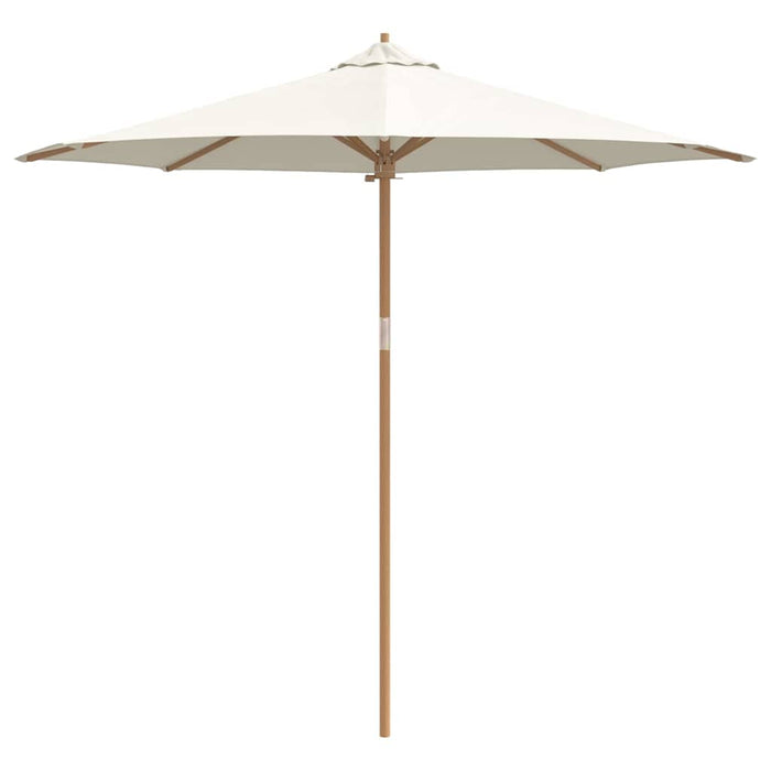 Parasol de Grădină Alb crem 270 x 270 x 260 cm Bambus - WALTI WALTI
