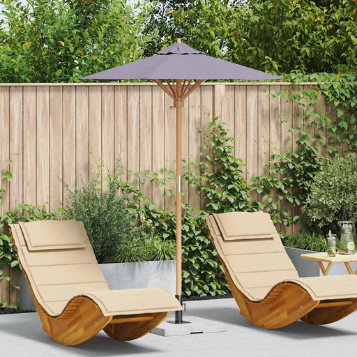 Parasol de Grădină Gri închis 150 x 150 x 210 cm Bambus - WALTI WALTI