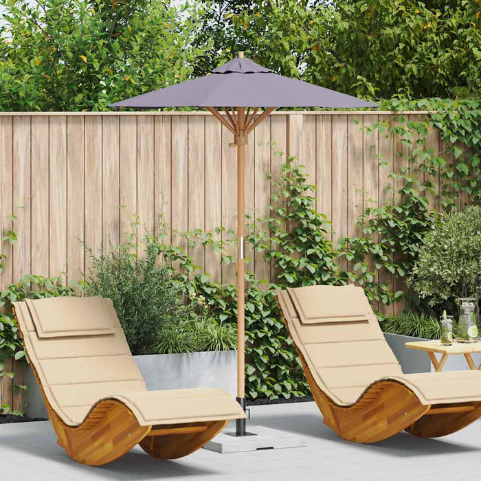 Parasol de Grădină Gri închis 150 x 150 x 210 cm Bambus - WALTI WALTI