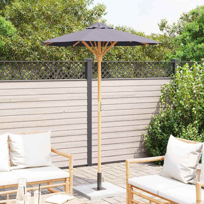 Parasol de Grădină Gri închis 150 x 150 x 210 cm Bambus - WALTI WALTI
