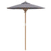 Parasol de Grădină Gri închis 180 x 180 x 230 cm Bambus - WALTI WALTI