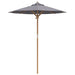 Parasol de Grădină Gri închis 180 x 180 x 230 cm Bambus - WALTI WALTI