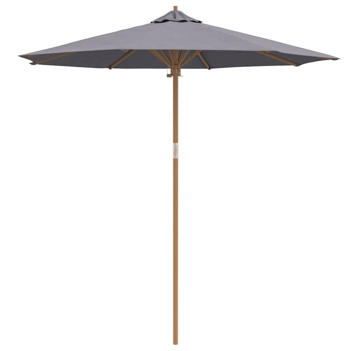 Parasol de Grădină Gri închis 240 x 240 x 260 cm Bambus - WALTI WALTI