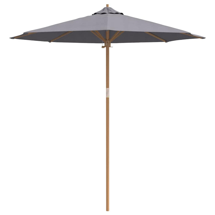 Parasol de Grădină Gri închis 240 x 240 x 260 cm Bambus - WALTI WALTI