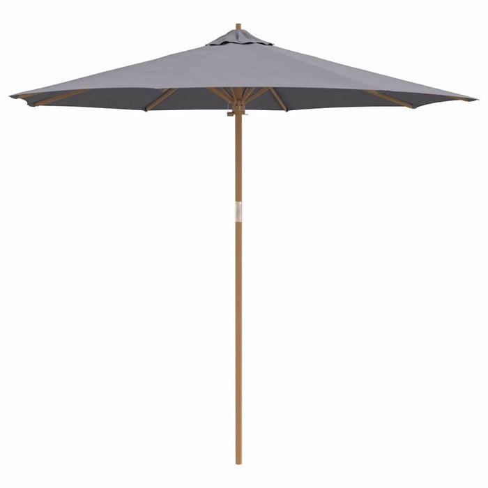 Parasol de Grădină Gri închis 270 x 270 x 260 cm Bambus - WALTI WALTI