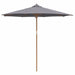 Parasol de Grădină Gri închis 270 x 270 x 260 cm Bambus - WALTI WALTI