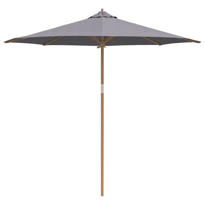 Parasol de Grădină Gri închis 270 x 270 x 260 cm Bambus - WALTI WALTI