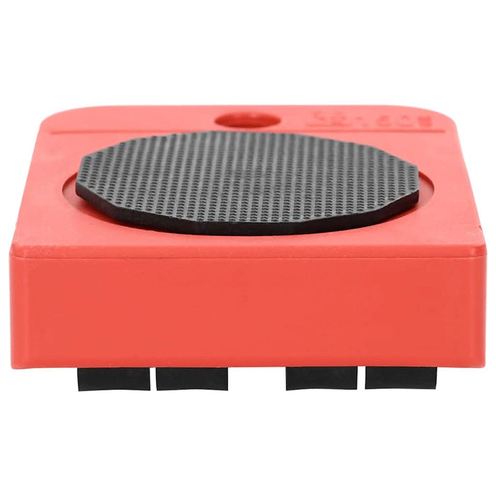Role pentru mobilă, 8 buc., cu dispozitive de ridicare, roșii, 9,8x7,5x3 cm, 150 kg - WALTI WALTI