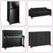 Role pentru mobilă, 8 buc., cu dispozitive de ridicare, roșii, 9,8x7,5x3 cm, 150 kg - WALTI WALTI