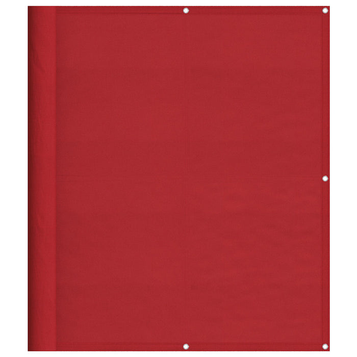 Paravan de balcon roșu 120x1000 cm 100% poliester Oxford WALTI