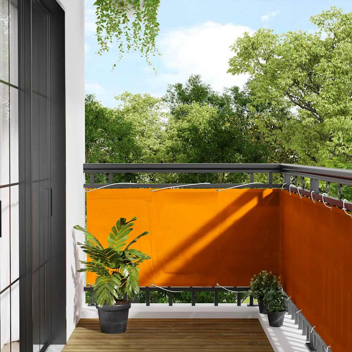 Paravan de balcon roșu 120x1000 cm 100% poliester Oxford WALTI