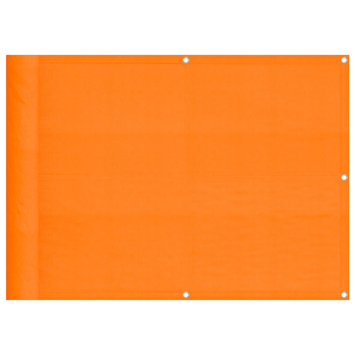 Paravan de balcon portocaliu 75x800 cm 100% poliester Oxford - WALTI WALTI