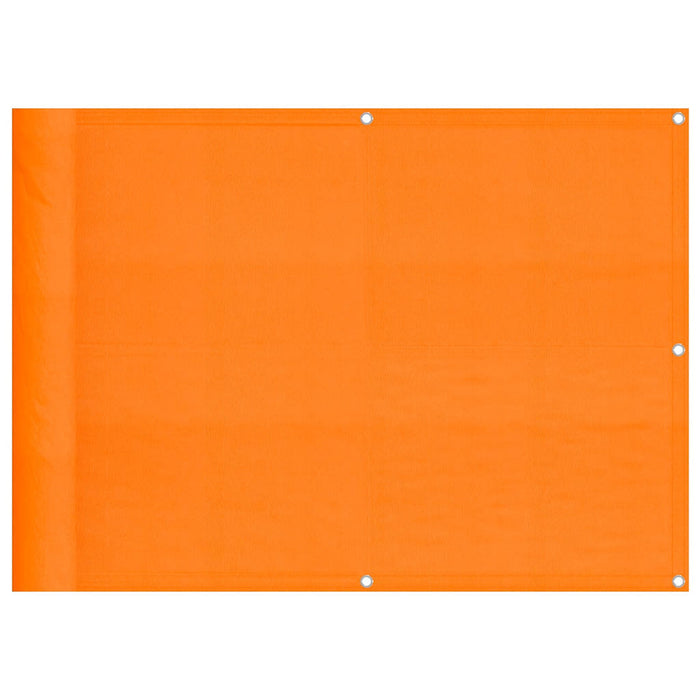 Paravan de balcon portocaliu 75x1000 cm 100% poliester Oxford WALTI