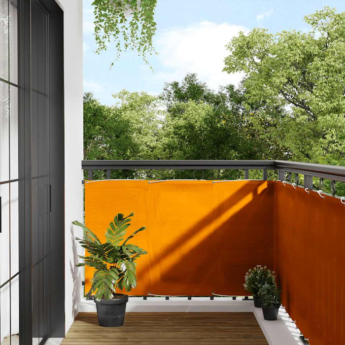 Paravan de balcon portocaliu 90x700 cm 100% poliester Oxford WALTI
