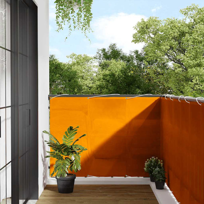 Paravan de balcon portocaliu 120x800 cm 100% poliester Oxford WALTI