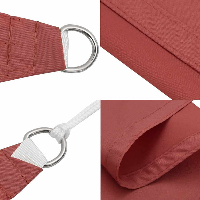 Velă de umbrire, culoare teracotă, 2x2x2 m, 100% poliester, Oxford WALTI