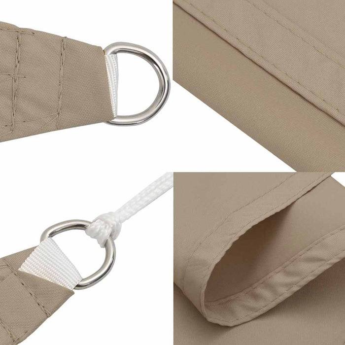 Velă de umbrire taupe 2x2x2 m 100% poliester Oxford WALTI