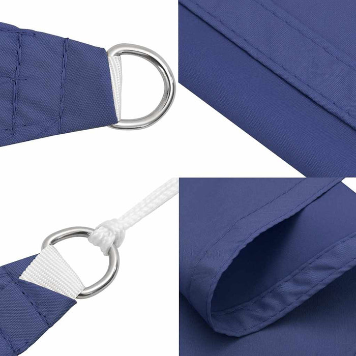 Velă de umbrire albastră 2x2x2 m 100% poliester Oxford WALTI