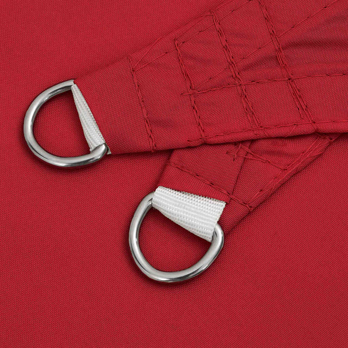 Velă de umbrire roșie 2x2x2 m 100% poliester Oxford WALTI