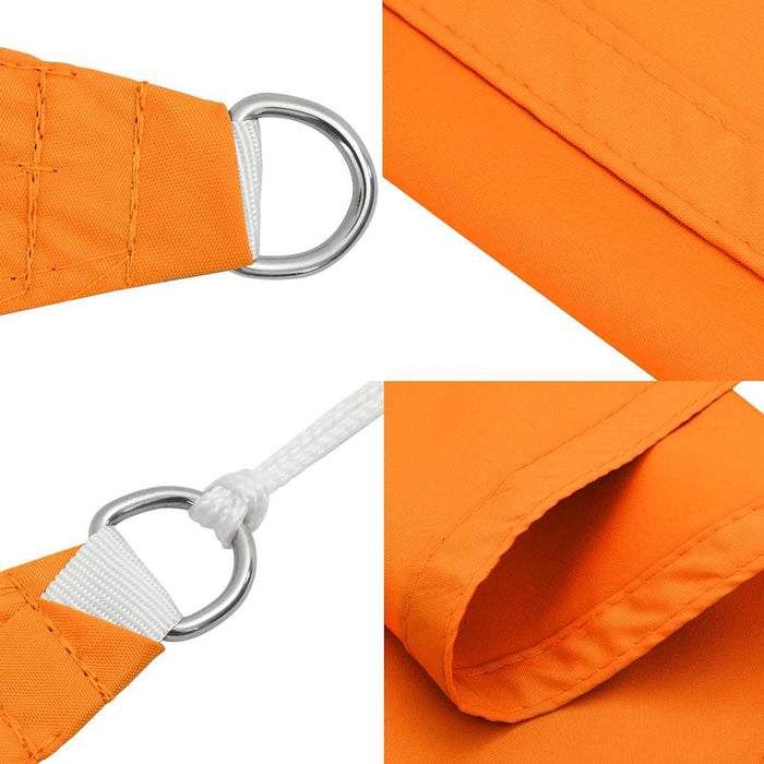 Velă de umbrire portocalie 2x2x2 m 100% poliester Oxford WALTI