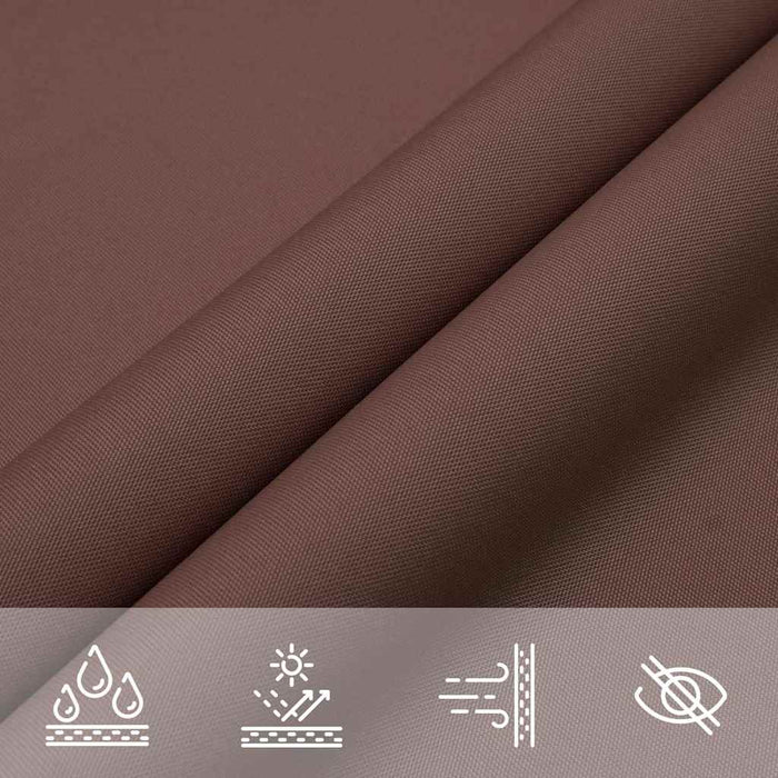 Velă de umbrire maro 2x2x2 m 100% poliester Oxford WALTI