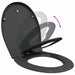 Capacul de toaletă Antracit 47 x 37 x 4 cm Duroplast - WALTI WALTI