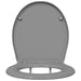 Capacul de toaletă Gri 47 x 37 x 4 cm Duroplast - WALTI WALTI