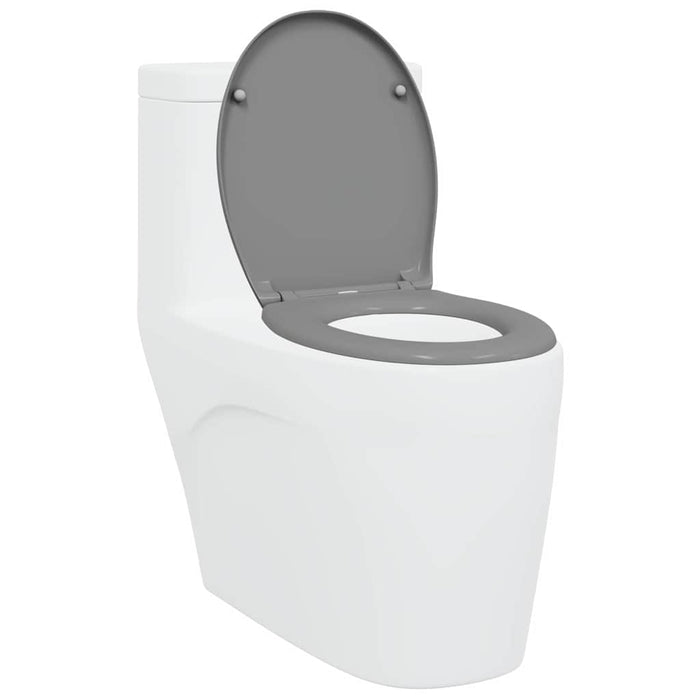 Capacul de toaletă Gri 47 x 37 x 4 cm Duroplast - WALTI WALTI