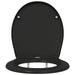 Capacul de toaletă Negru 47 x 37 x 4 cm Duroplast - WALTI WALTI