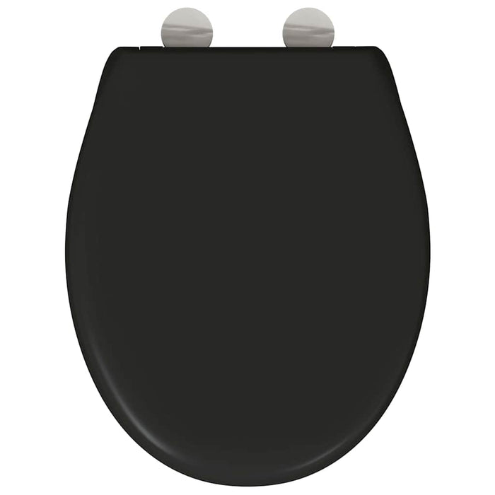 Capacul de toaletă Negru 47 x 37 x 4 cm Duroplast - WALTI WALTI