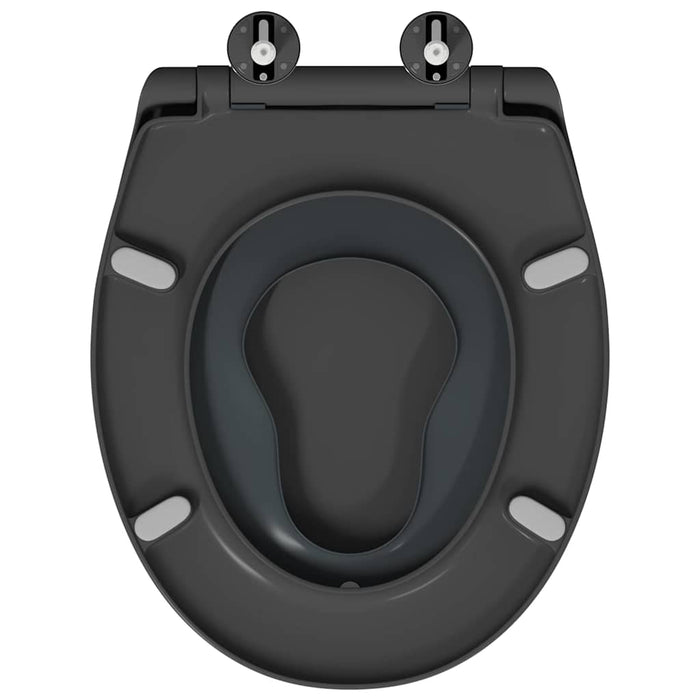 Capacul de toaletă Antracit 47 x 37 x 4 cm Duroplast WALTI
