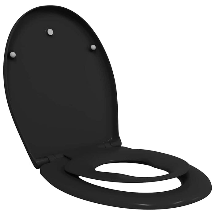 Capacul de toaletă Negru 47 x 37 x 4 cm Duroplast WALTI