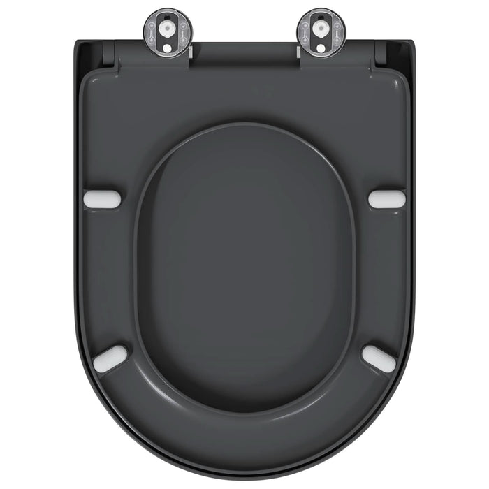 Capacul de toaletă Antracit 49 x 36 x 4 cm Duroplast - WALTI WALTI