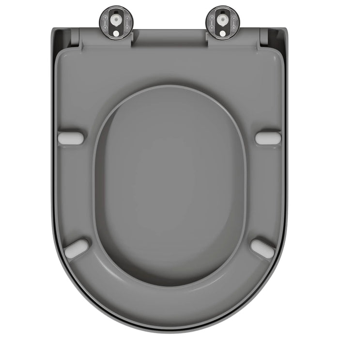 Capacul de toaletă Gri 49 x 36 x 4 cm Duroplast - WALTI WALTI