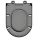Capacul de toaletă Gri 49 x 36 x 4 cm Duroplast - WALTI WALTI