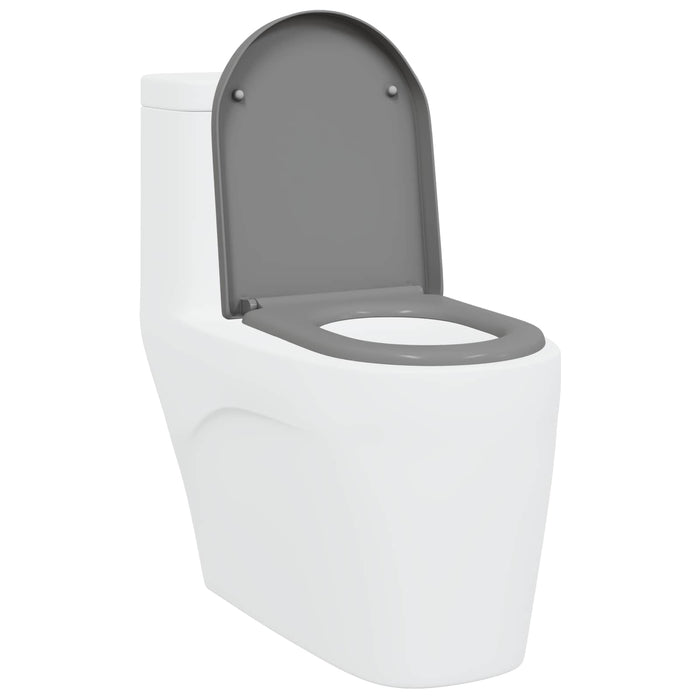 Capacul de toaletă Gri 49 x 36 x 4 cm Duroplast - WALTI WALTI