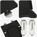 Capacul de toaletă Negru 49 x 36 x 4 cm Duroplast - WALTI WALTI