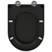 Capacul de toaletă Negru 49 x 36 x 4 cm Duroplast - WALTI WALTI